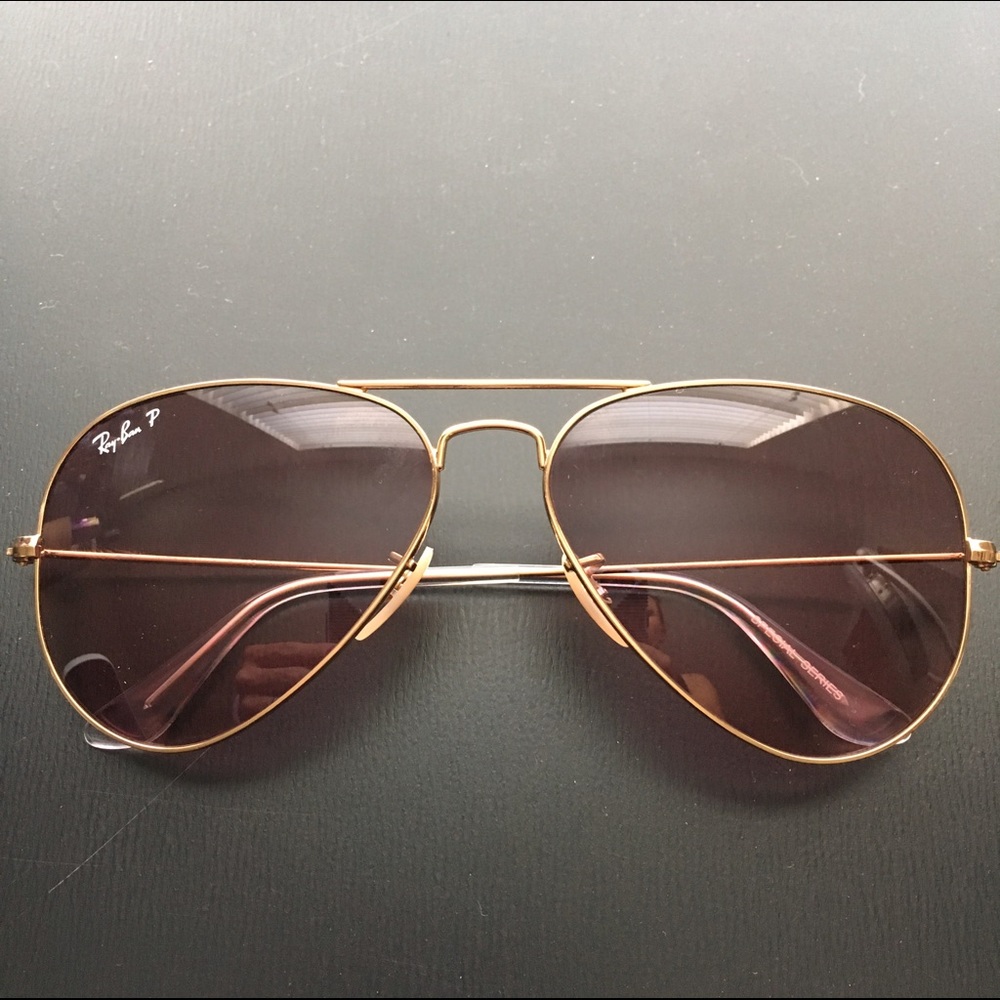 Ray Ban Rose Polarized Aviators